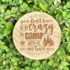 Round Wood Magnetic Bottle Opener (20 pcs)